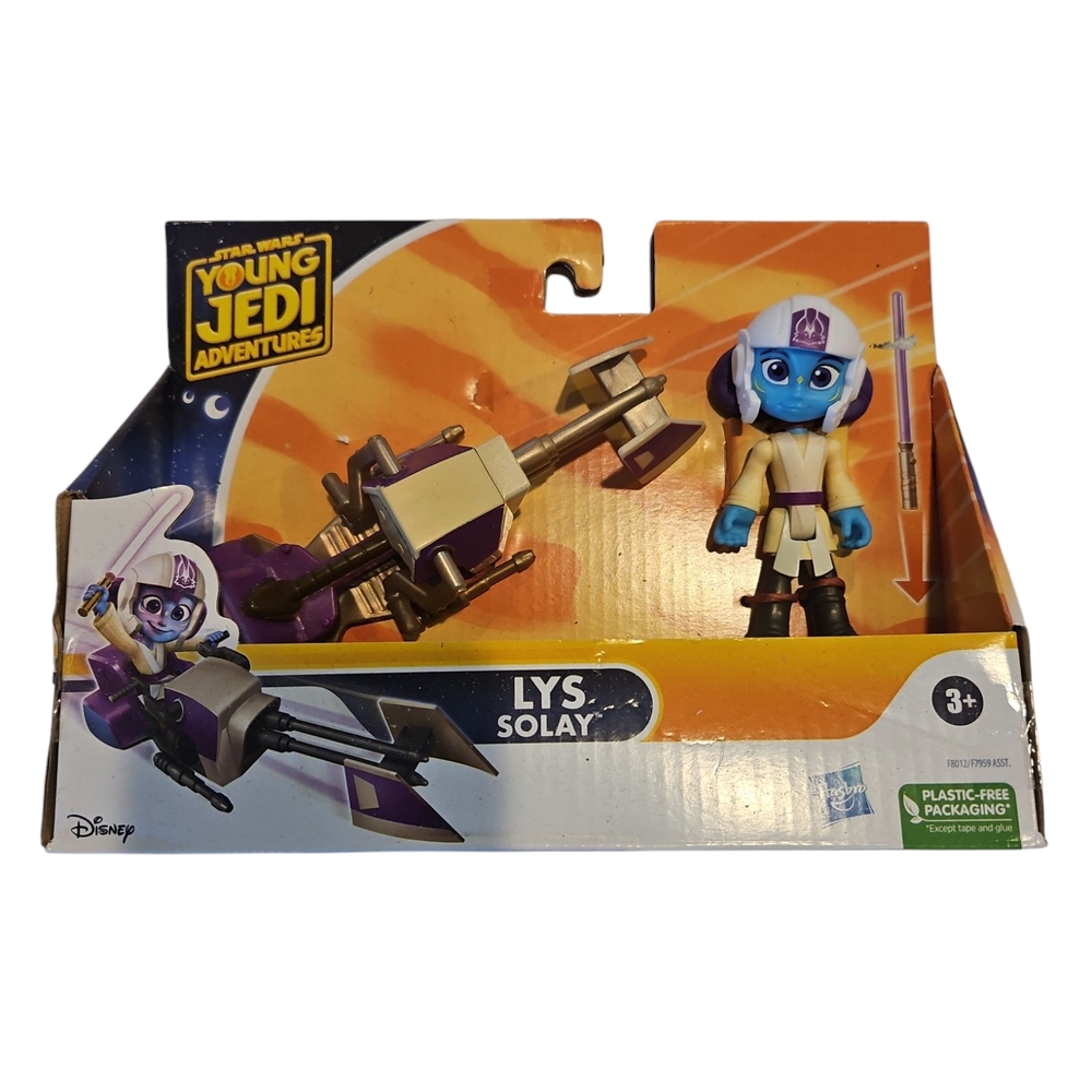 Disney Star Wars Young Jedi Adventures Lys Solay Toy - Blue and Purple 2 Piece
